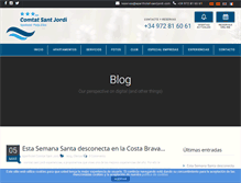 Tablet Screenshot of aparthotel-santjordi.com
